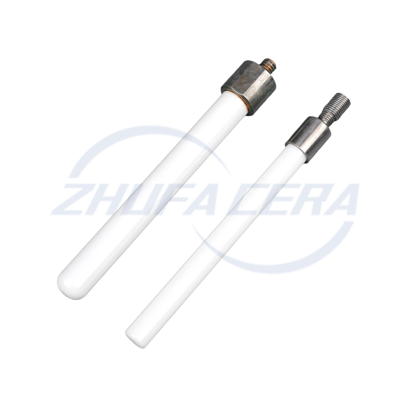 Asta in ceramica di zirconio con testa in metallo