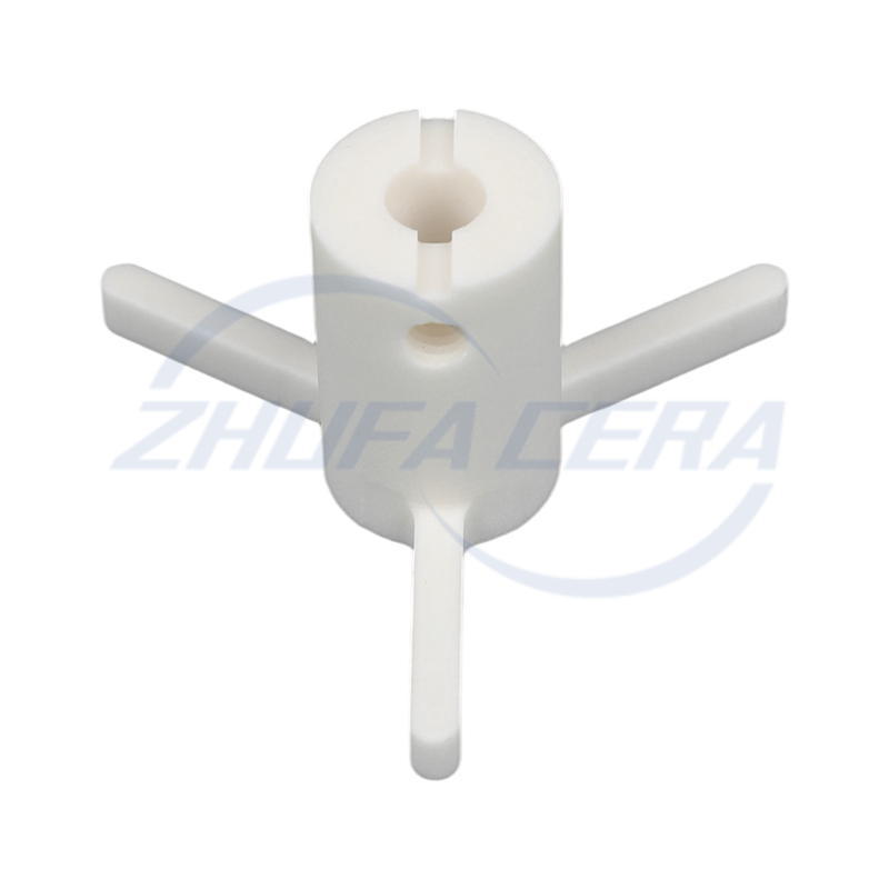 Staffa in ceramica di allumina di forma personalizzata