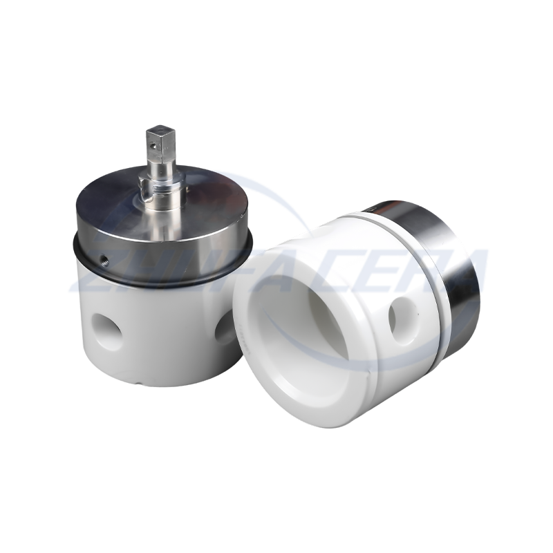 Stantuffo in metallo ceramico con zirconio