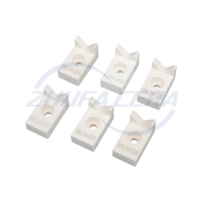 Blocco a forma di V in ceramica di allumina